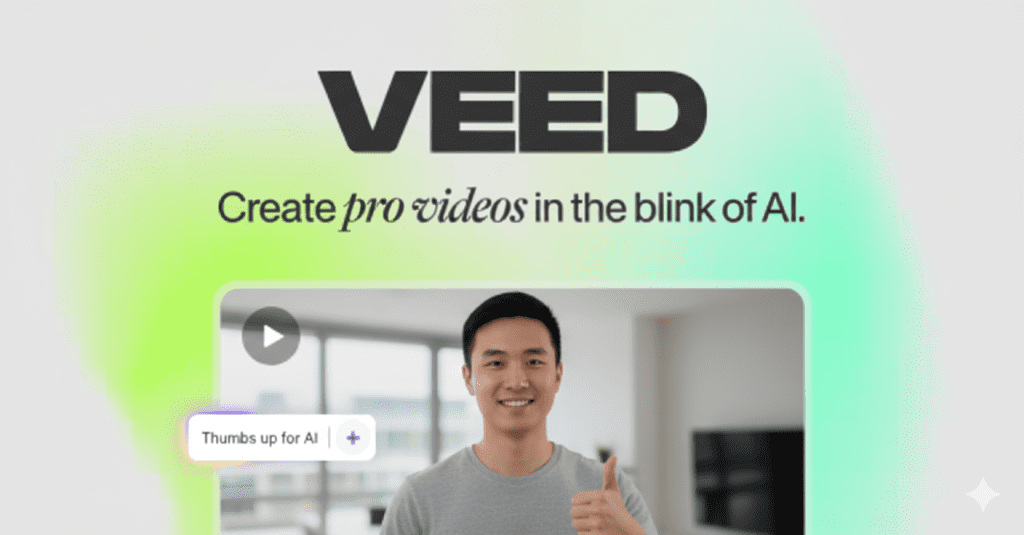 veed The Best AI Video Editing Software